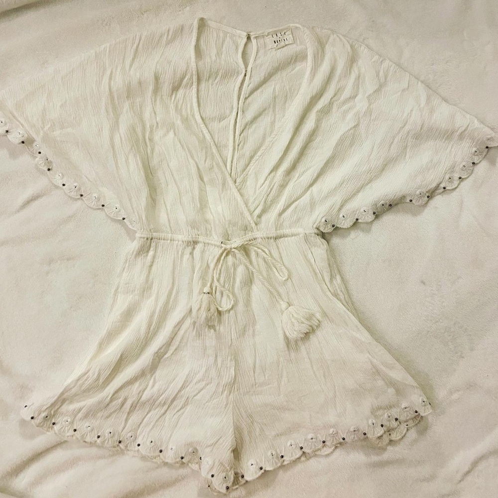 Lost + Wander Beaded Romper